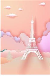 Chic, Elegant, and Fun 3D Eiffel Tower Sticker Scene | Free Book